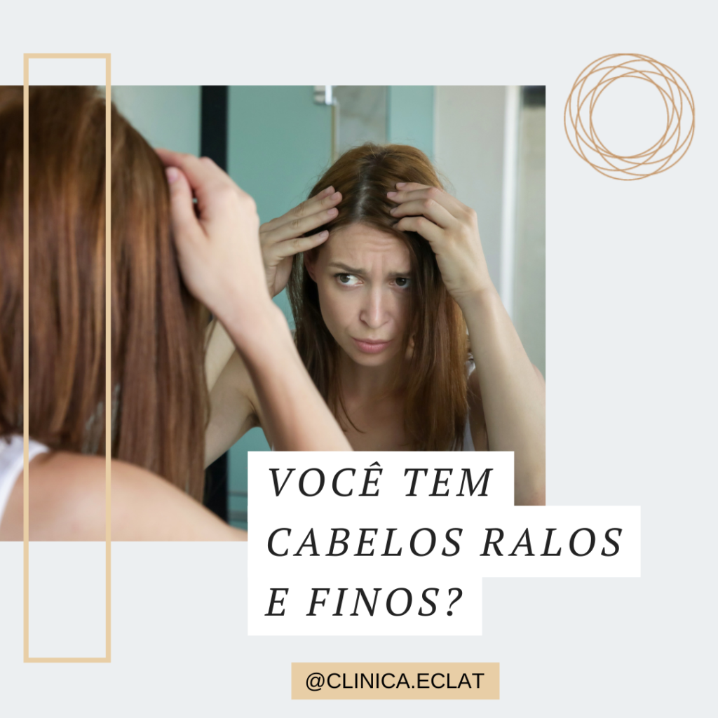 Cabelos ralos e finos